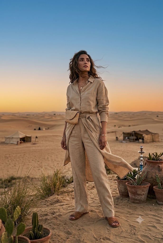 The Desert Hillside Sand Jumpsuit